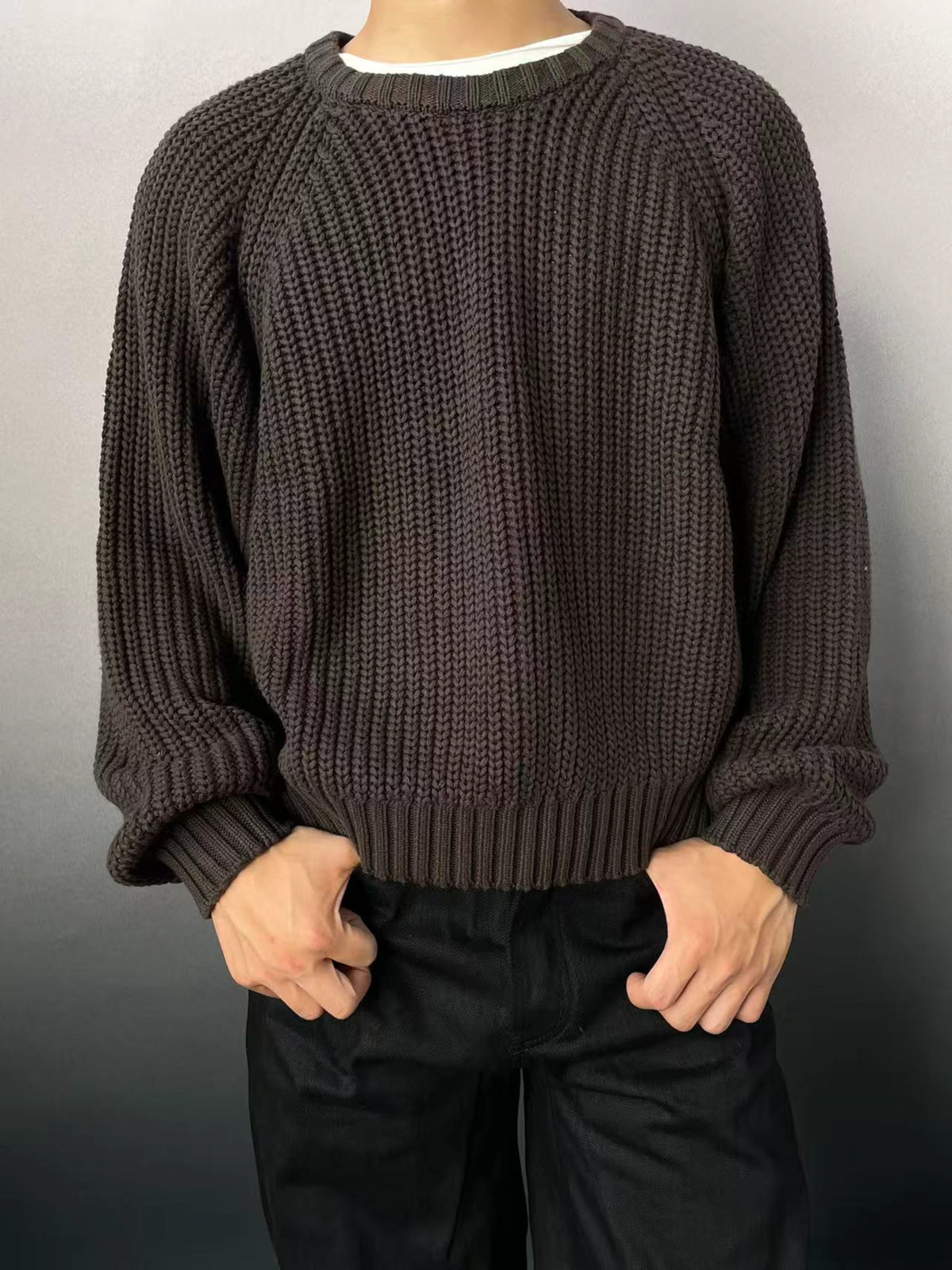 Fyredwrld garments 3 gauge knit brown