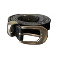 Fyredwrld Thin Leather Belt balck