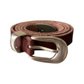 Fyredwrld Thin Leather Belt Brown