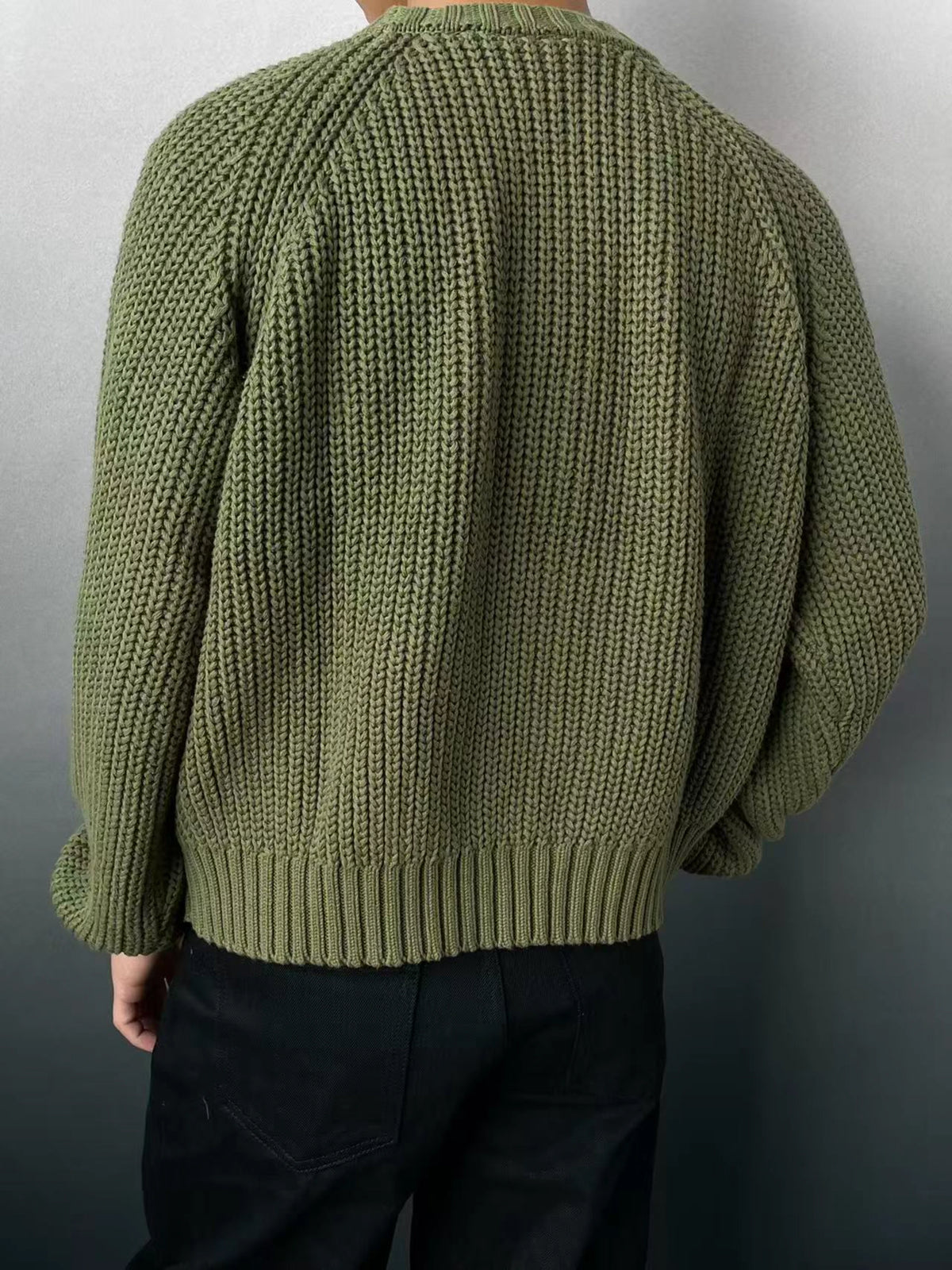 Fyredwrld garments 3 gauge knit green