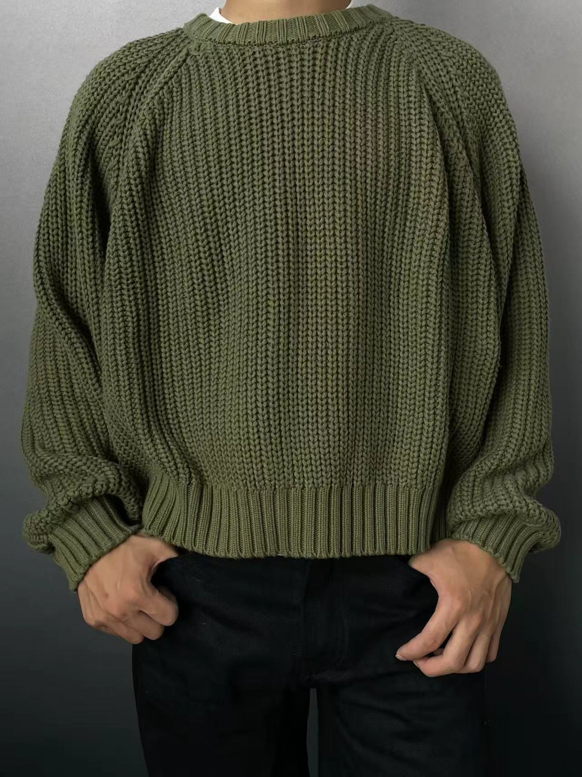 Fyredwrld garments 3 gauge knit green
