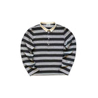 Fyredwrld Long-sleeved striped shirt with a stiff collar