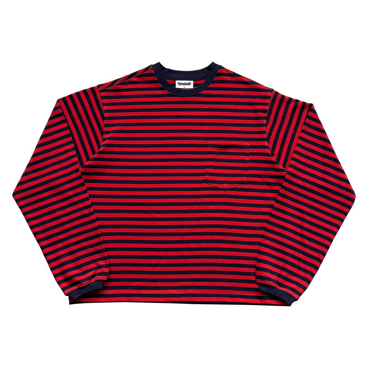 Fyredwrld Striped Long Sleeve red/navy