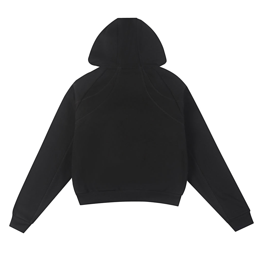 Fyredwrld Black color-blocked sweatshirt（Pre-sale）