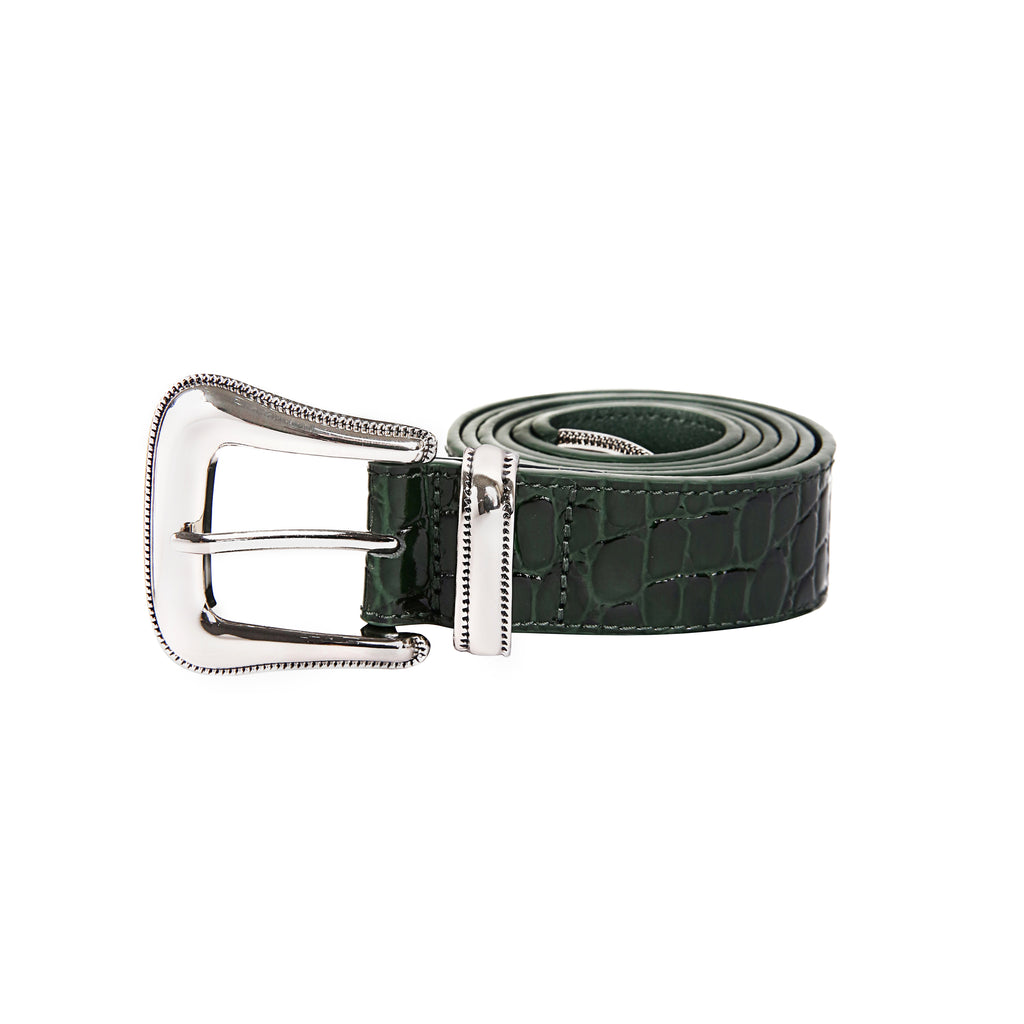 Fyredwrld Green Crocodile Belt