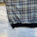 Fyredwrld Double-Sided Plaid Sweatshirt Black-blue（Pre-sale）