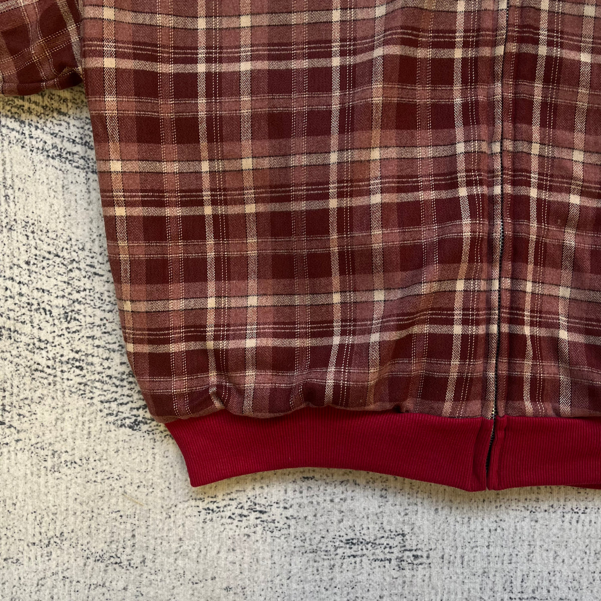 Fyredwrld Double-Sided Plaid Sweatshirt Reddish-brown（Pre-sale）