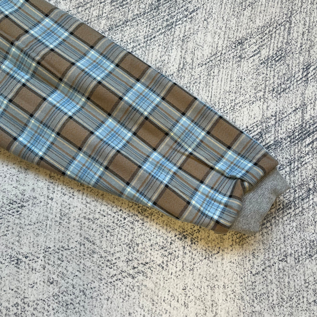 Fyredwrld Double-Sided Plaid Sweatshirt Greyish-yellow（Pre-sale）