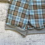 Fyredwrld Double-Sided Plaid Sweatshirt Greyish-yellow（Pre-sale）