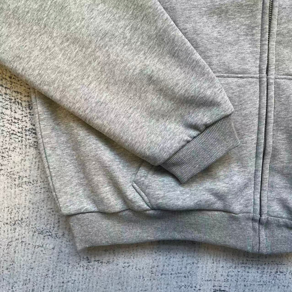 Fyredwrld Double-Sided Plaid Sweatshirt Greyish-yellow（Pre-sale）
