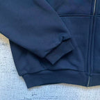 Fyredwrld Double-Sided Plaid Sweatshirt Navy blue（Pre-sale）