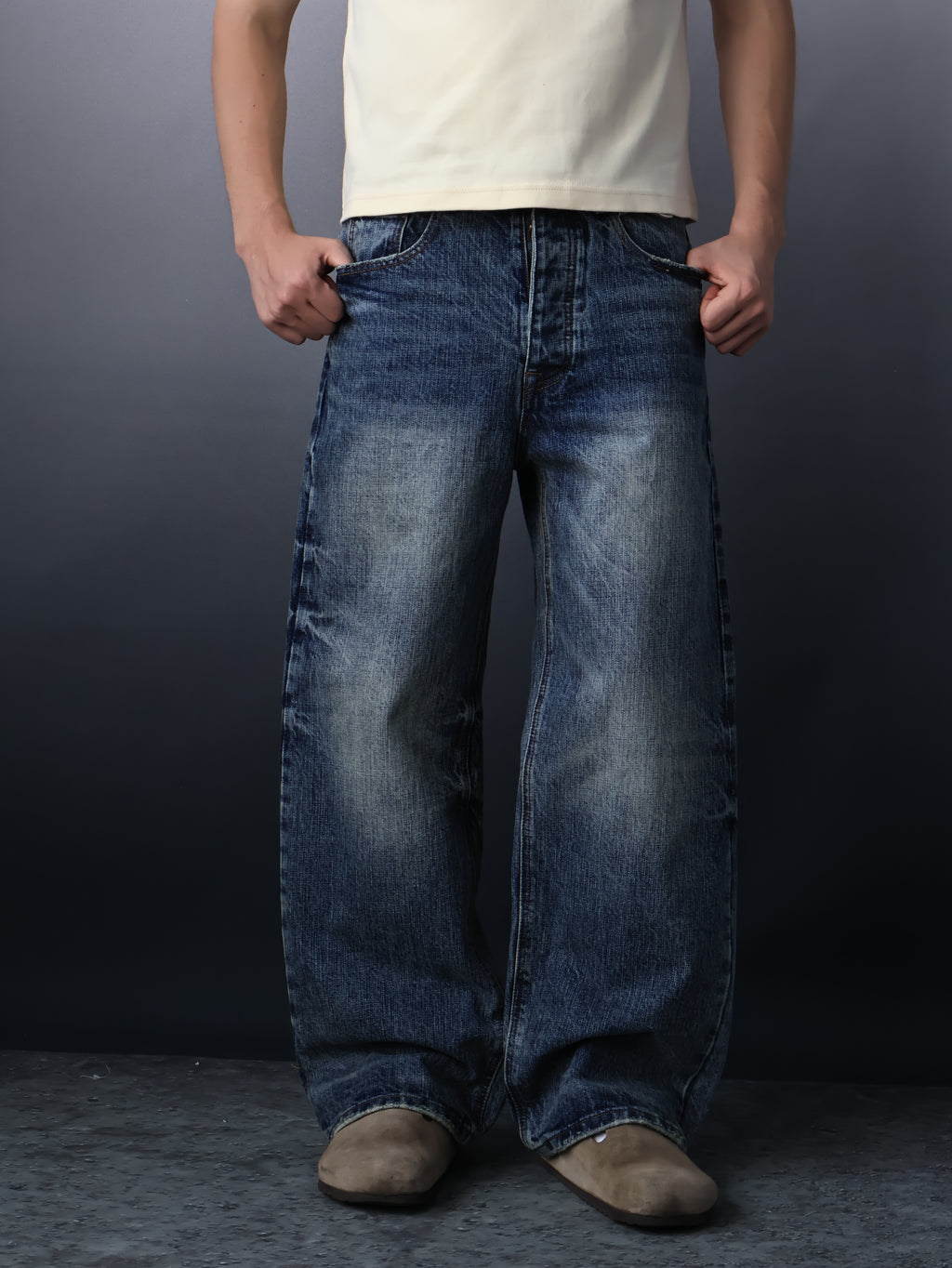 Fyredwrld Washed jeans