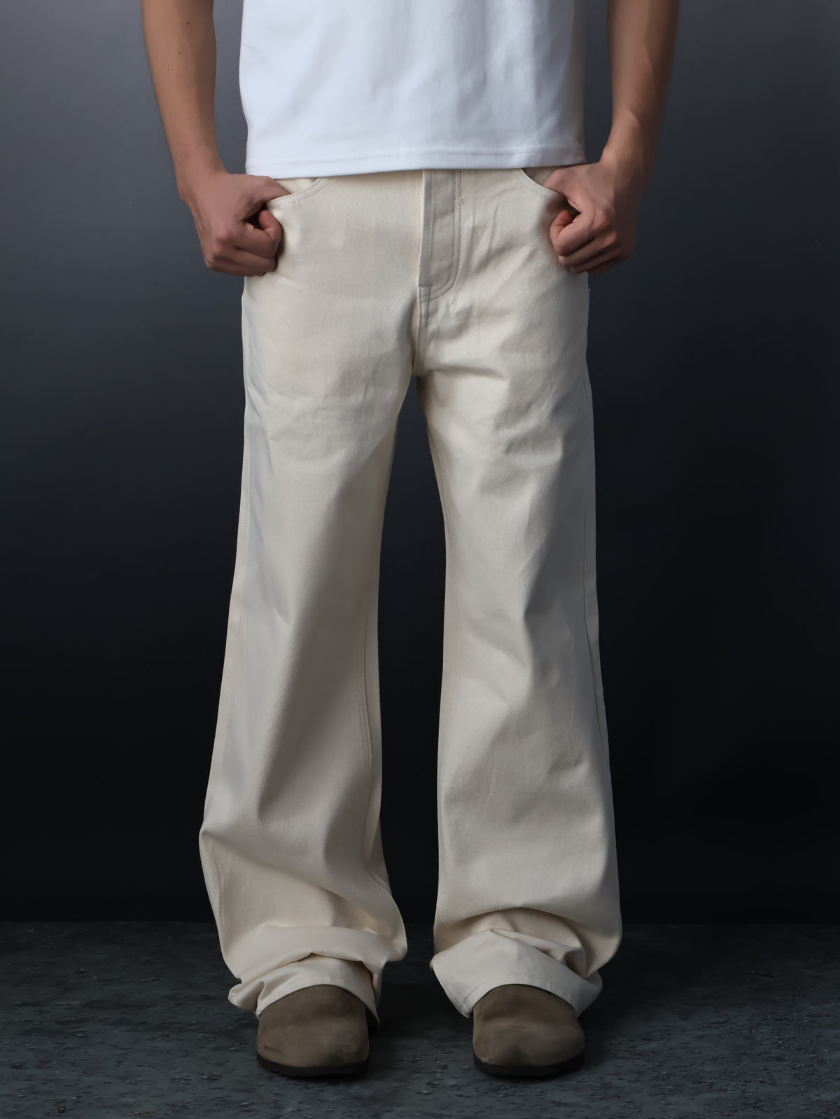 Fyredwrld Raw white denim