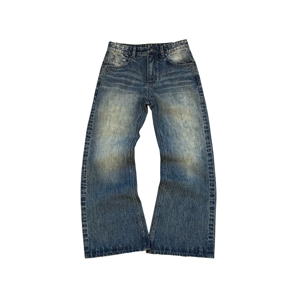 Fyredwrld Selvedge Bootcut Jeans - Washed Blue