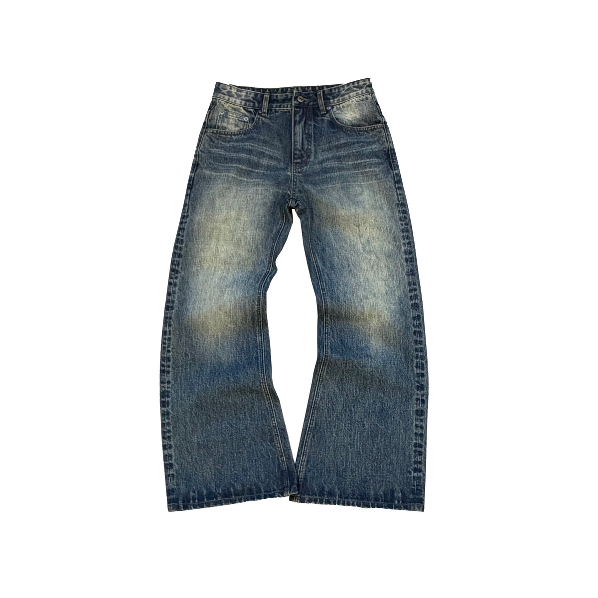 Fyredwrld Selvedge Bootcut Jeans - Washed Blue