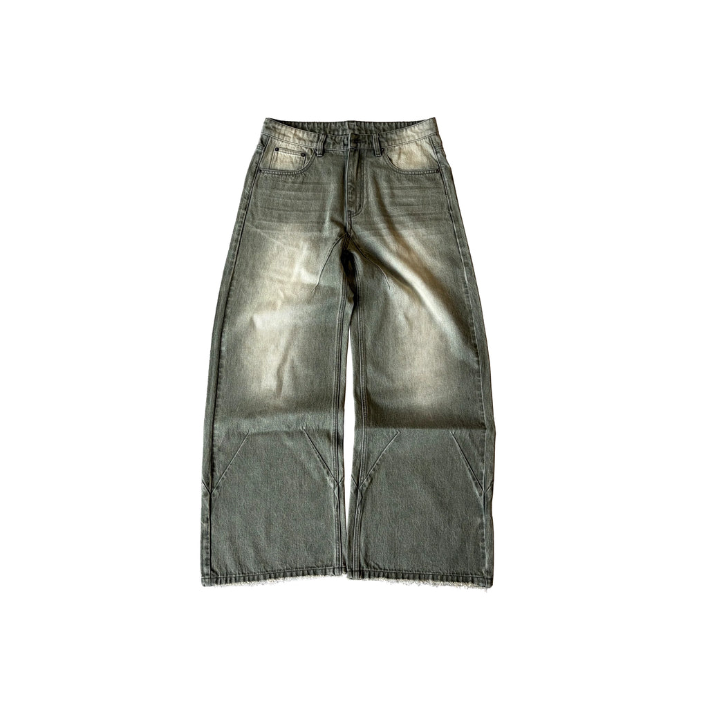 Fyredwrld baggy denim green（Pre-sale）