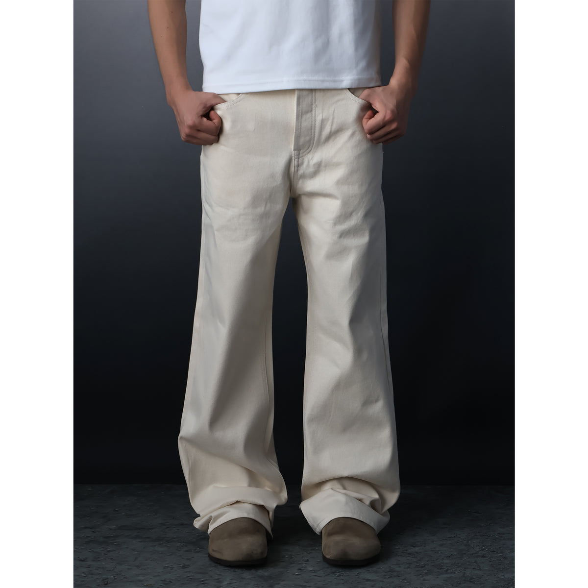 Fyredwrld Raw white denim