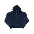 Fyredwrld Double-Sided Plaid Sweatshirt Navy blue（Pre-sale）