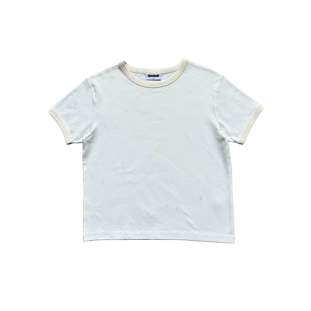 Fyredwrld ringer tees white
