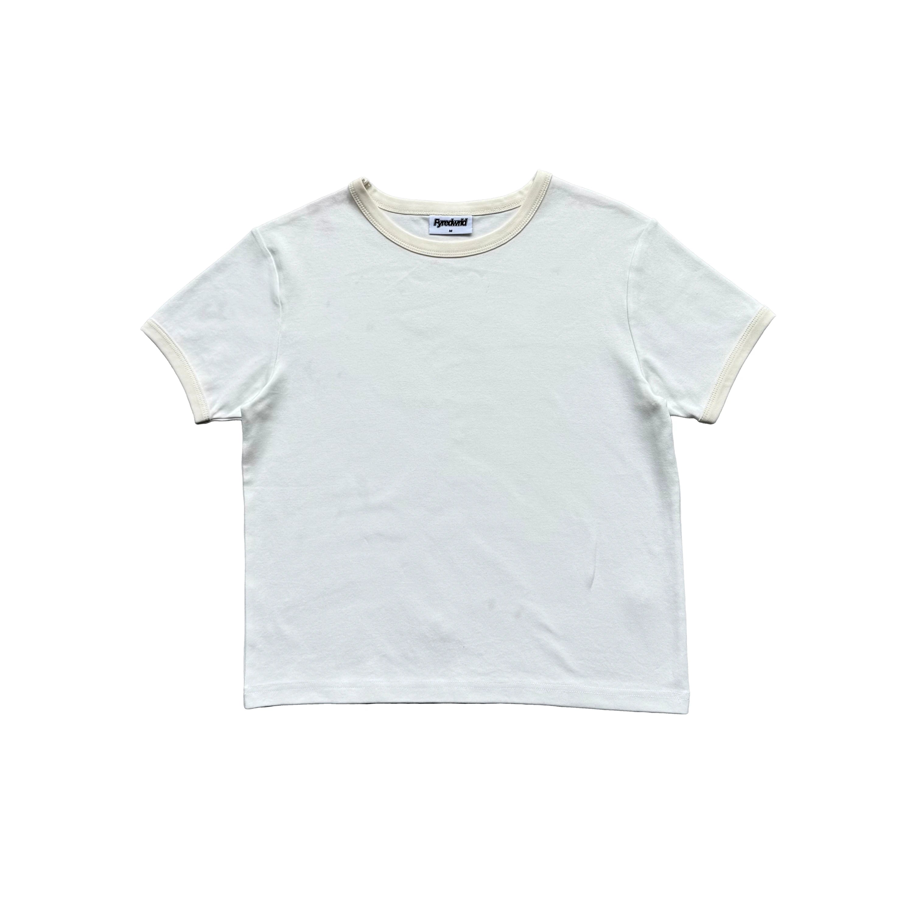 Fyredwrld ringer tees white