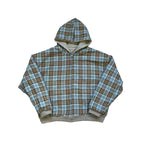 Fyredwrld Double-Sided Plaid Sweatshirt Greyish-yellow（Pre-sale）