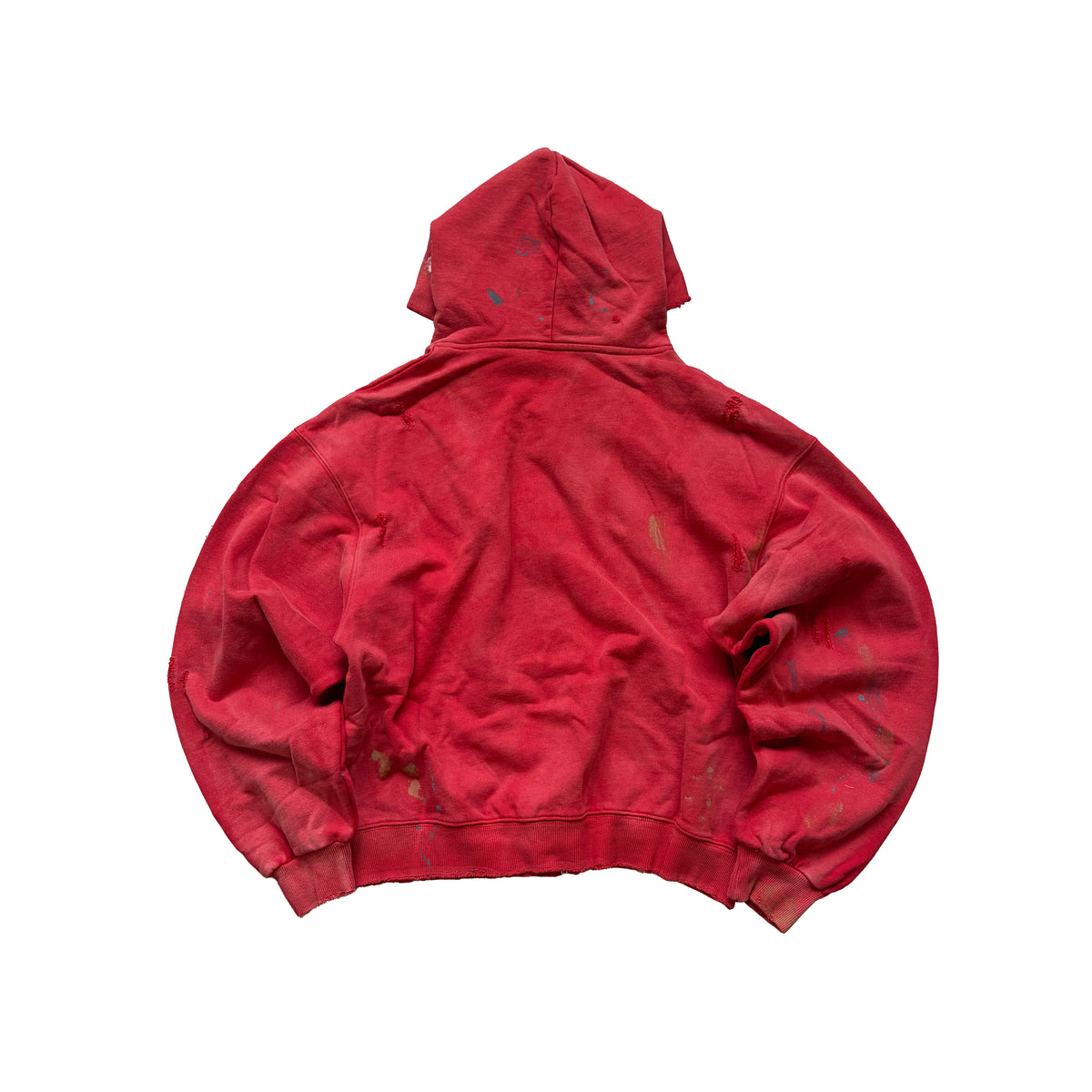 Fyredwrld "watch-peeker"zip-up hoodie V2 red