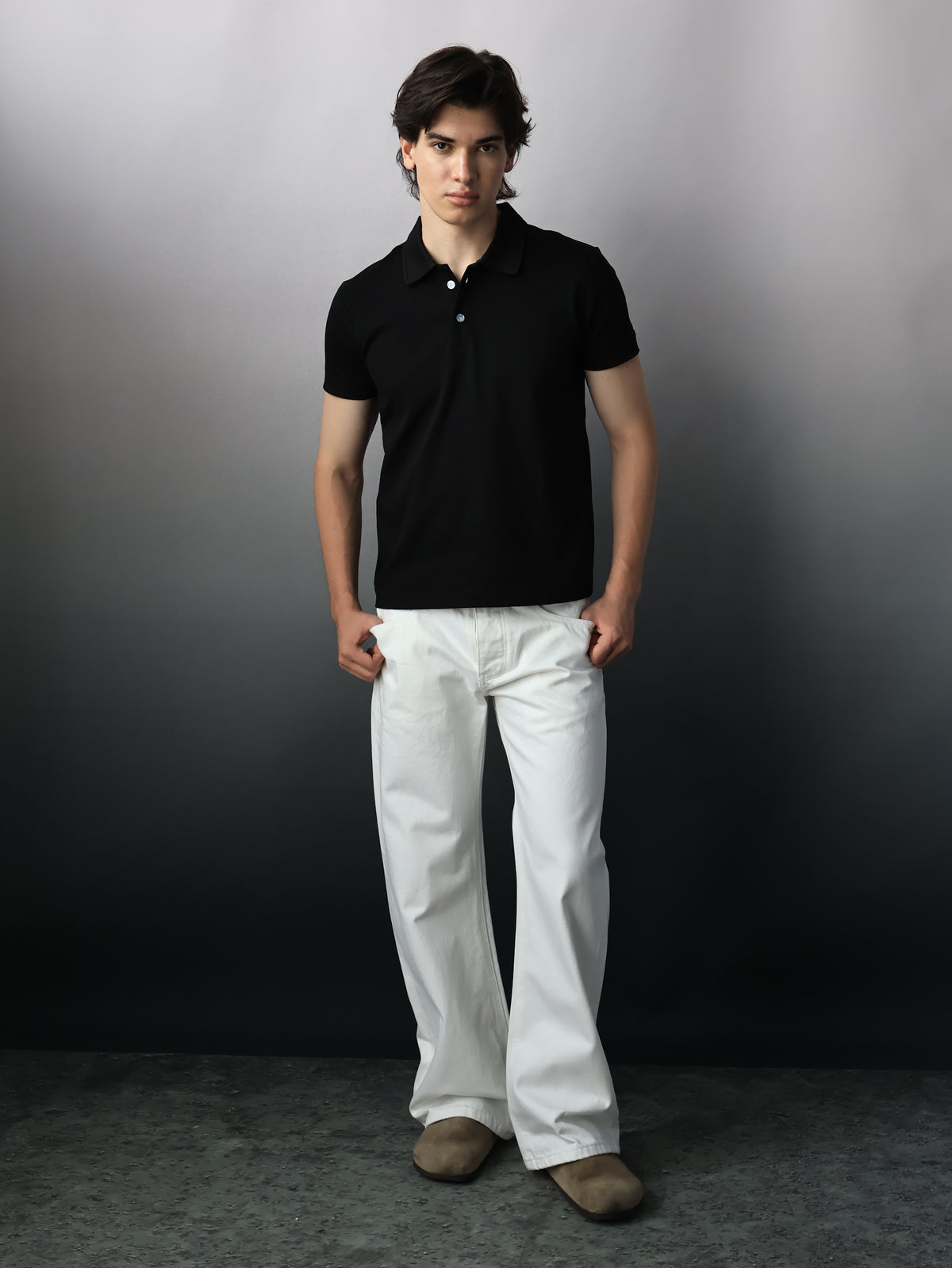 Fyredwrld white Slight bootcut denim