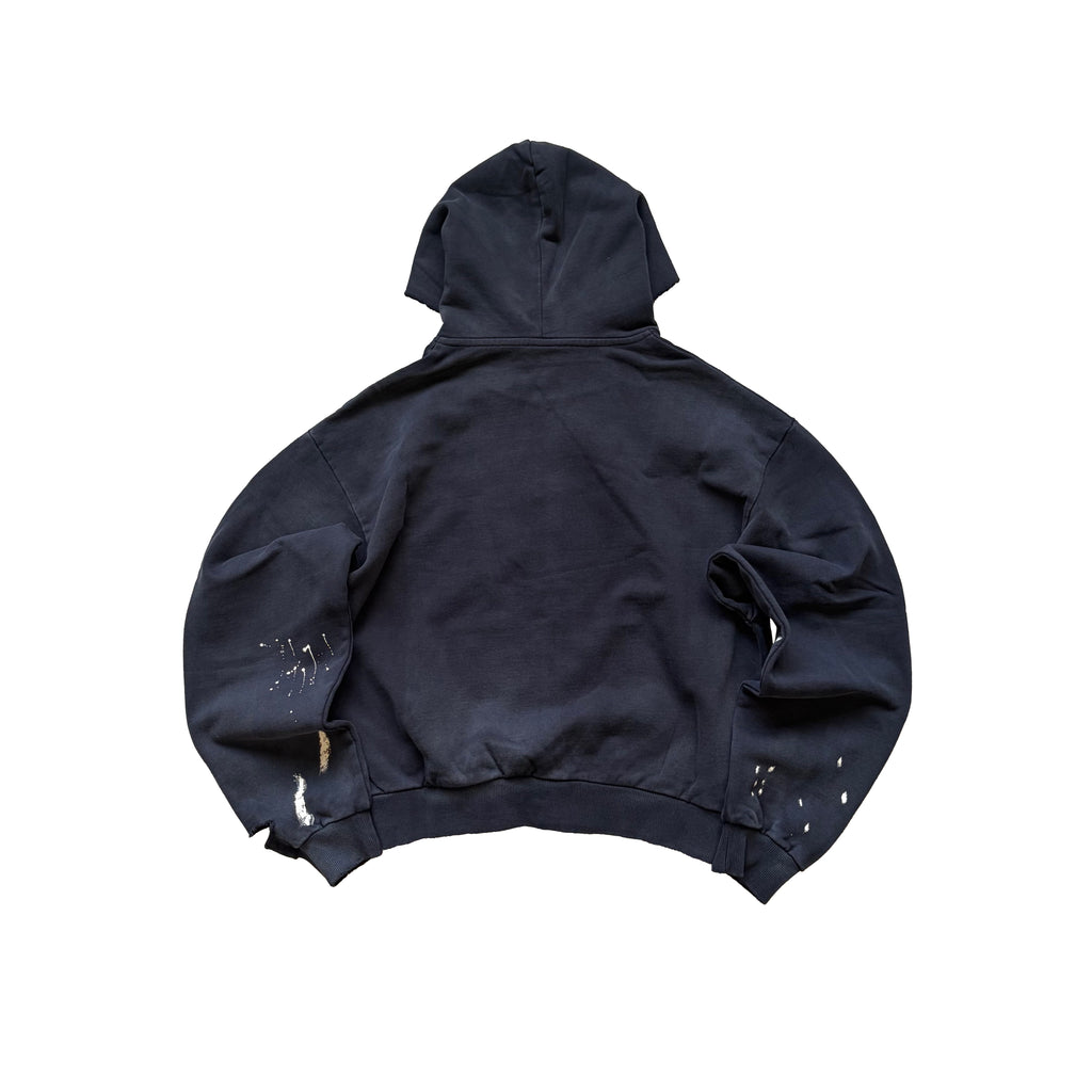 Fyredwrld "watch-peeker"zip-up hoodie V2 navy