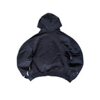 Fyredwrld "watch-peeker"zip-up hoodie V2 navy