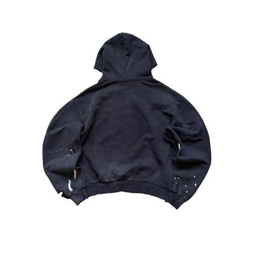 Fyredwrld "watch-peeker"zip-up hoodie V2 navy