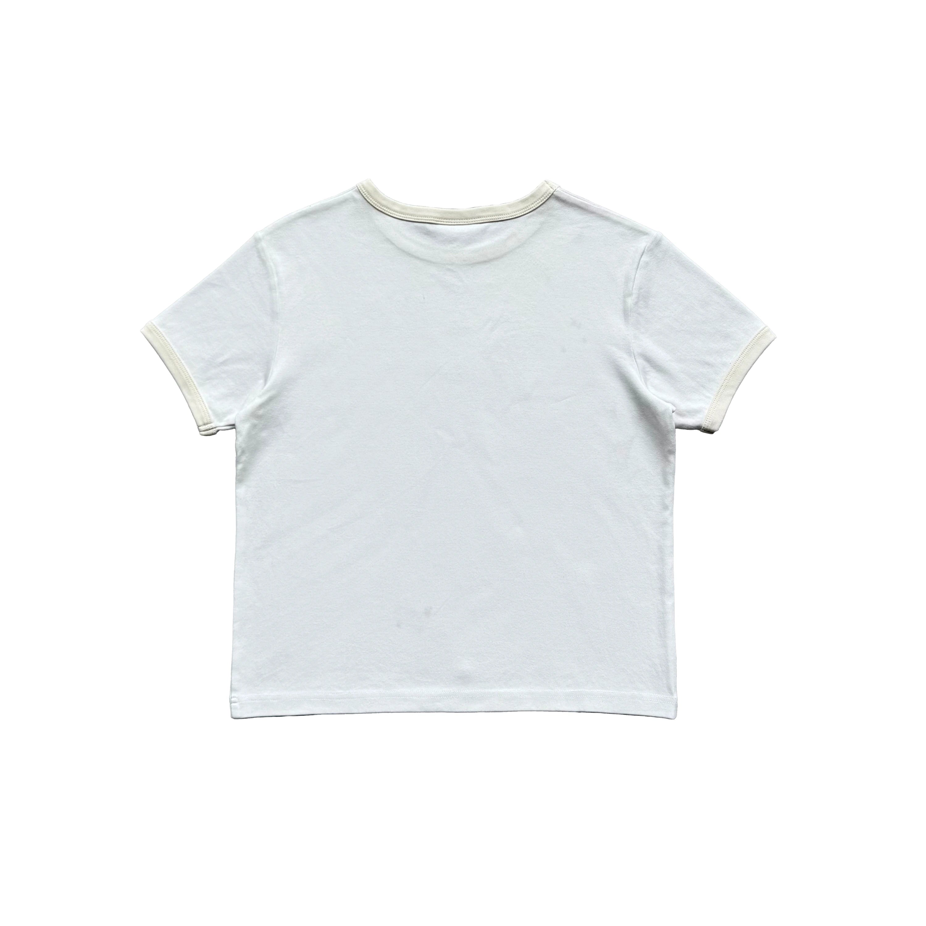 Fyredwrld ringer tees white