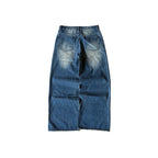 Fyredwrld baggy denim blue（Pre-sale）