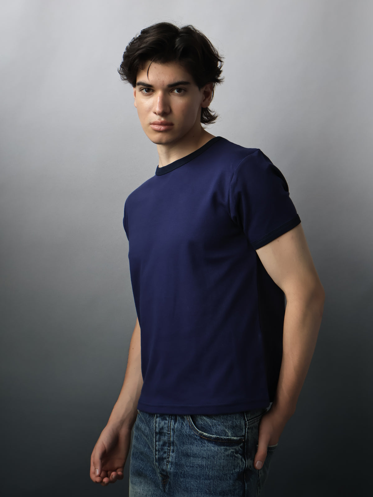 Fyredwrld baby fit tee Navy