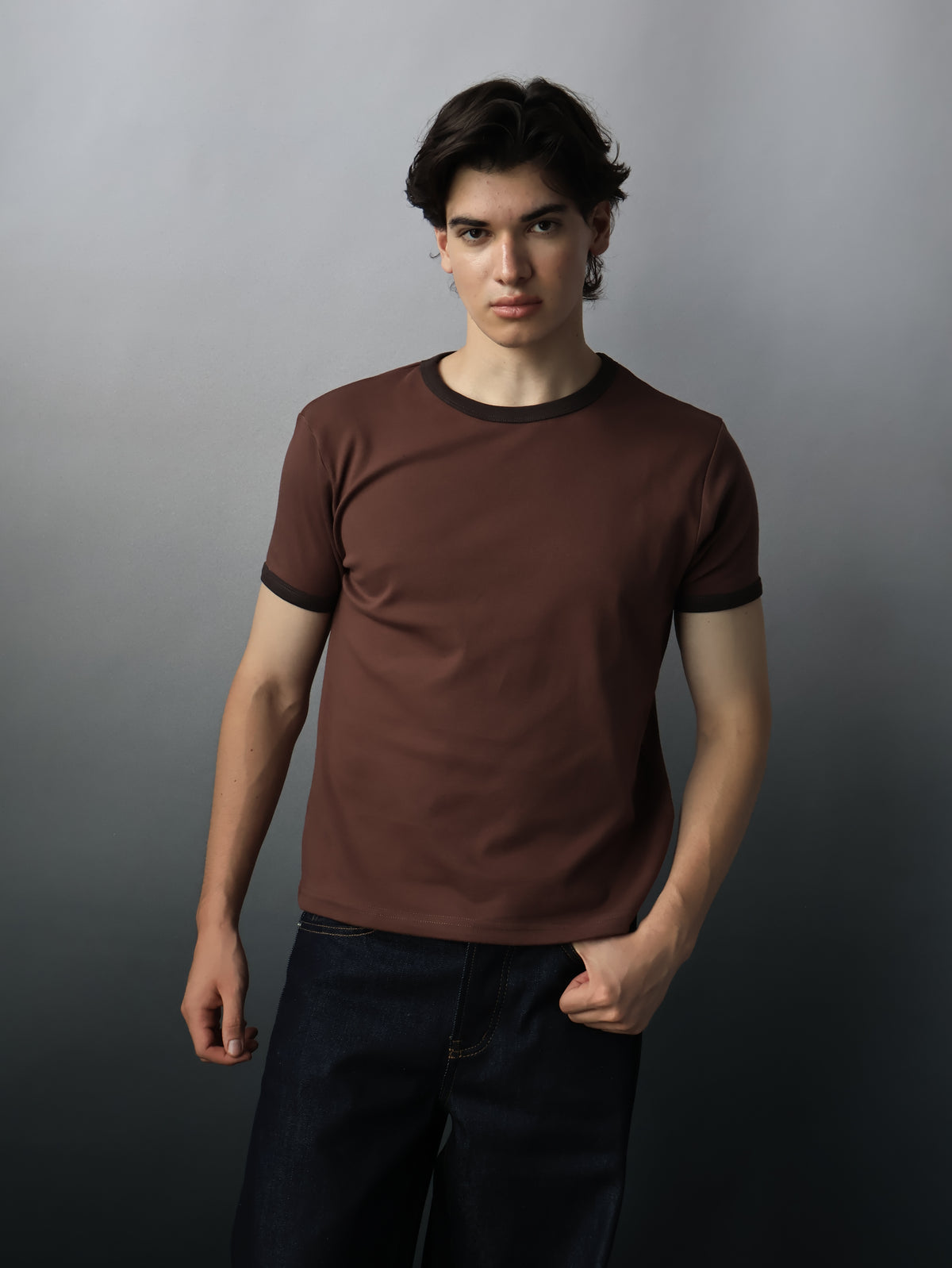 Fyredwrld ringer tees brown