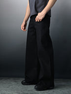 Fyredwrld Jet black selvedge denim jeans