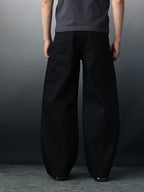 Fyredwrld Jet black selvedge denim jeans