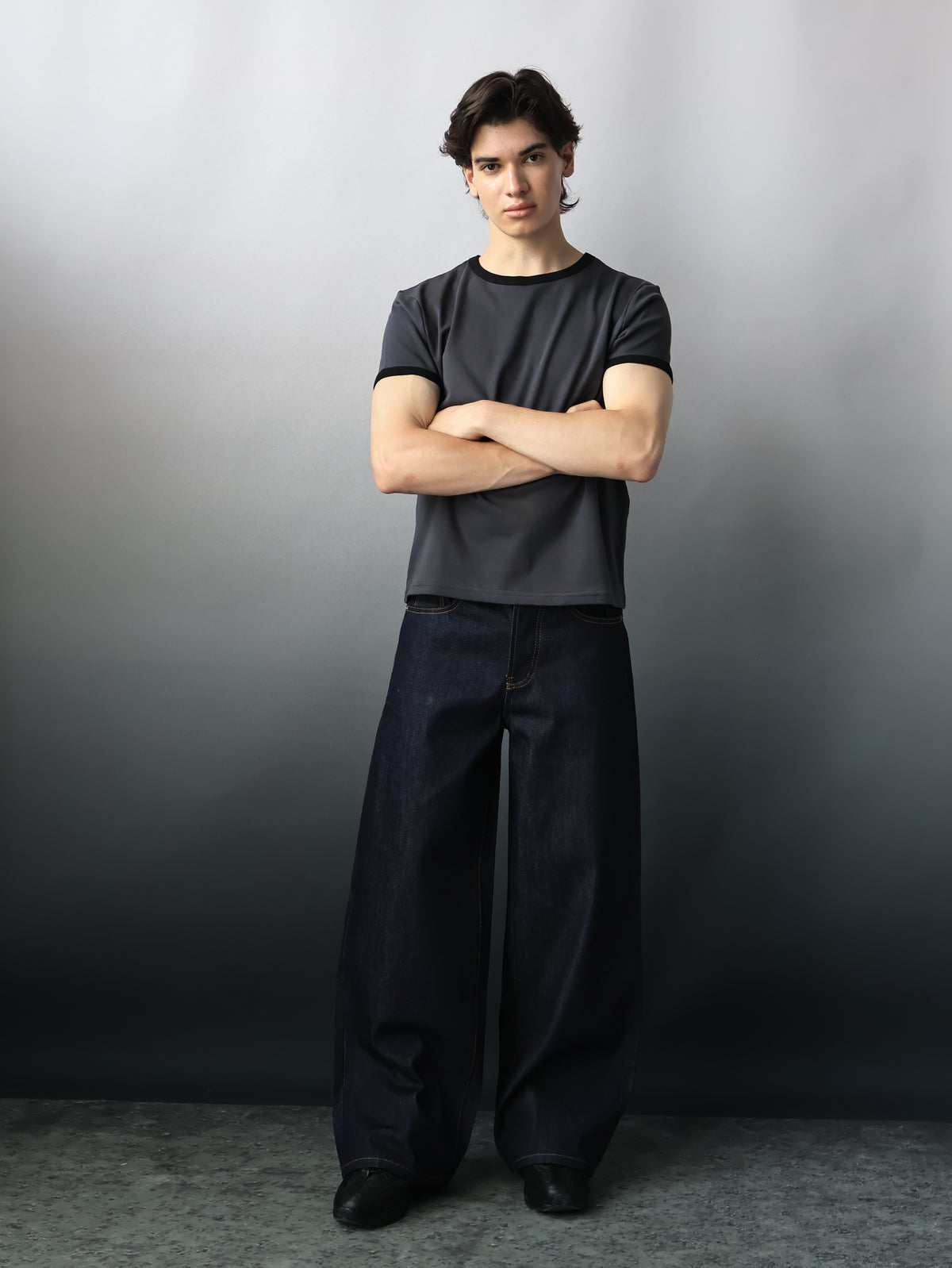 Fyredwrld navy japanese selvedge denim