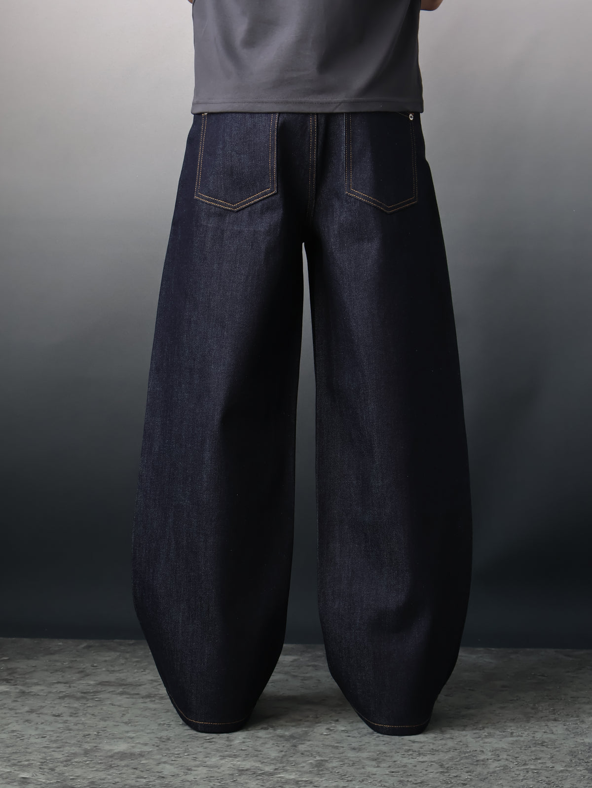 Fyredwrld navy japanese selvedge denim