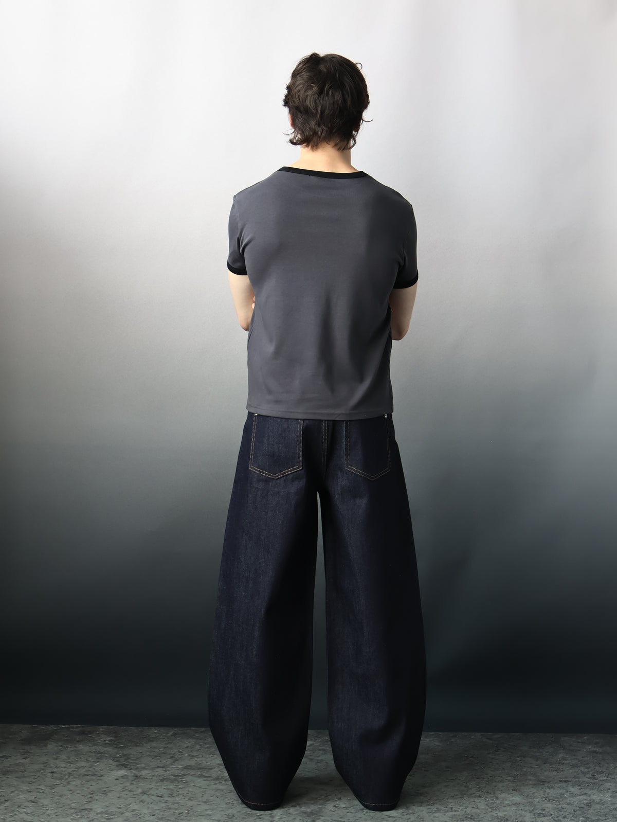 Fyredwrld navy japanese selvedge denim