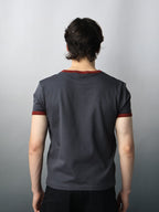 Fyredwrld ringer tees black/red