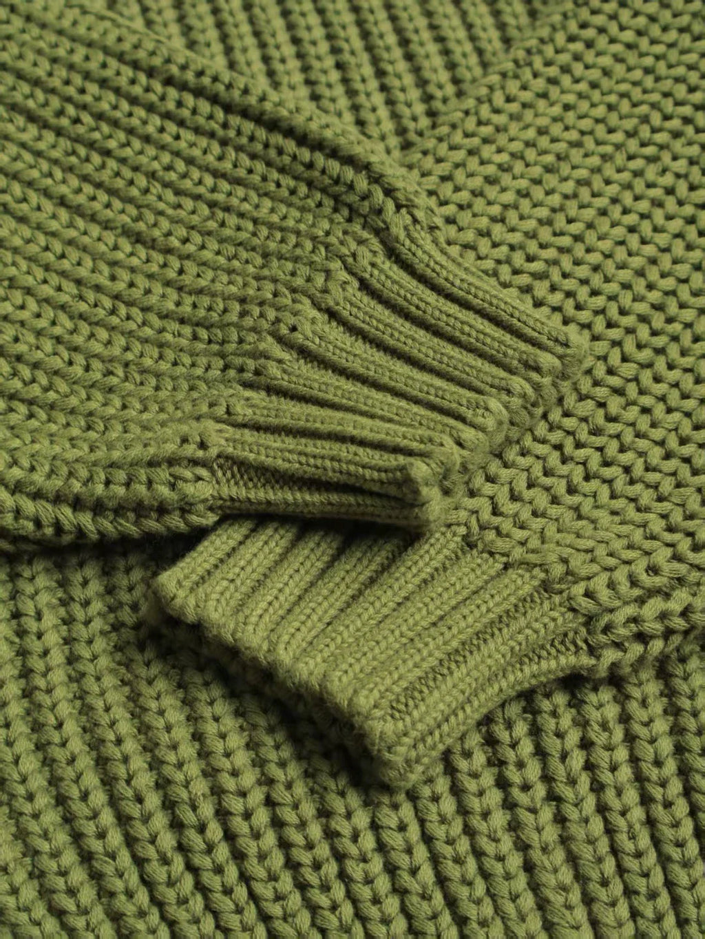 Fyredwrld garments 3 gauge knit green
