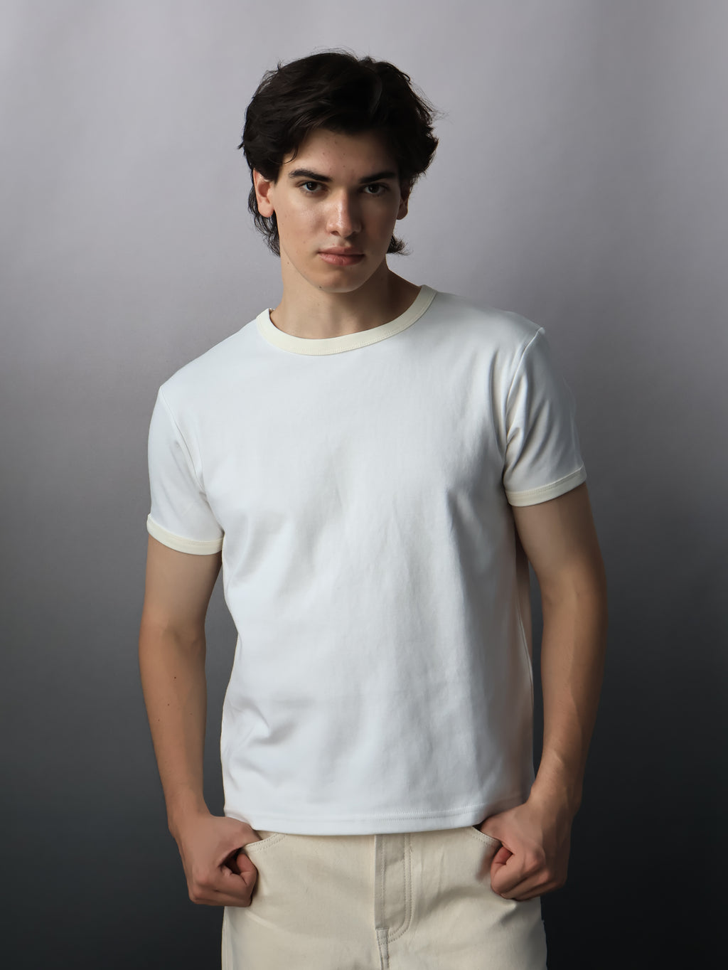 Fyredwrld ringer tees white