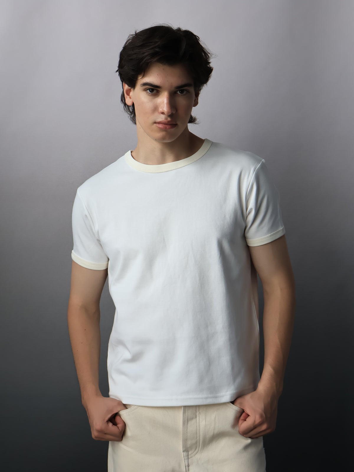 Fyredwrld ringer tees white