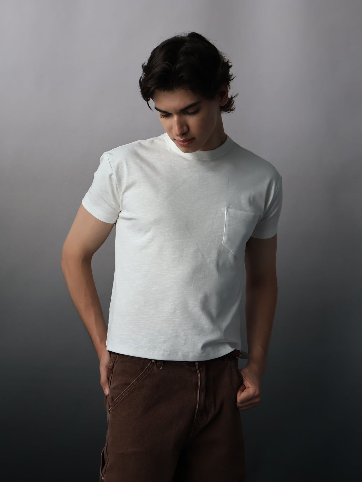 Fyredwrld Bamboo Pattern Tee White