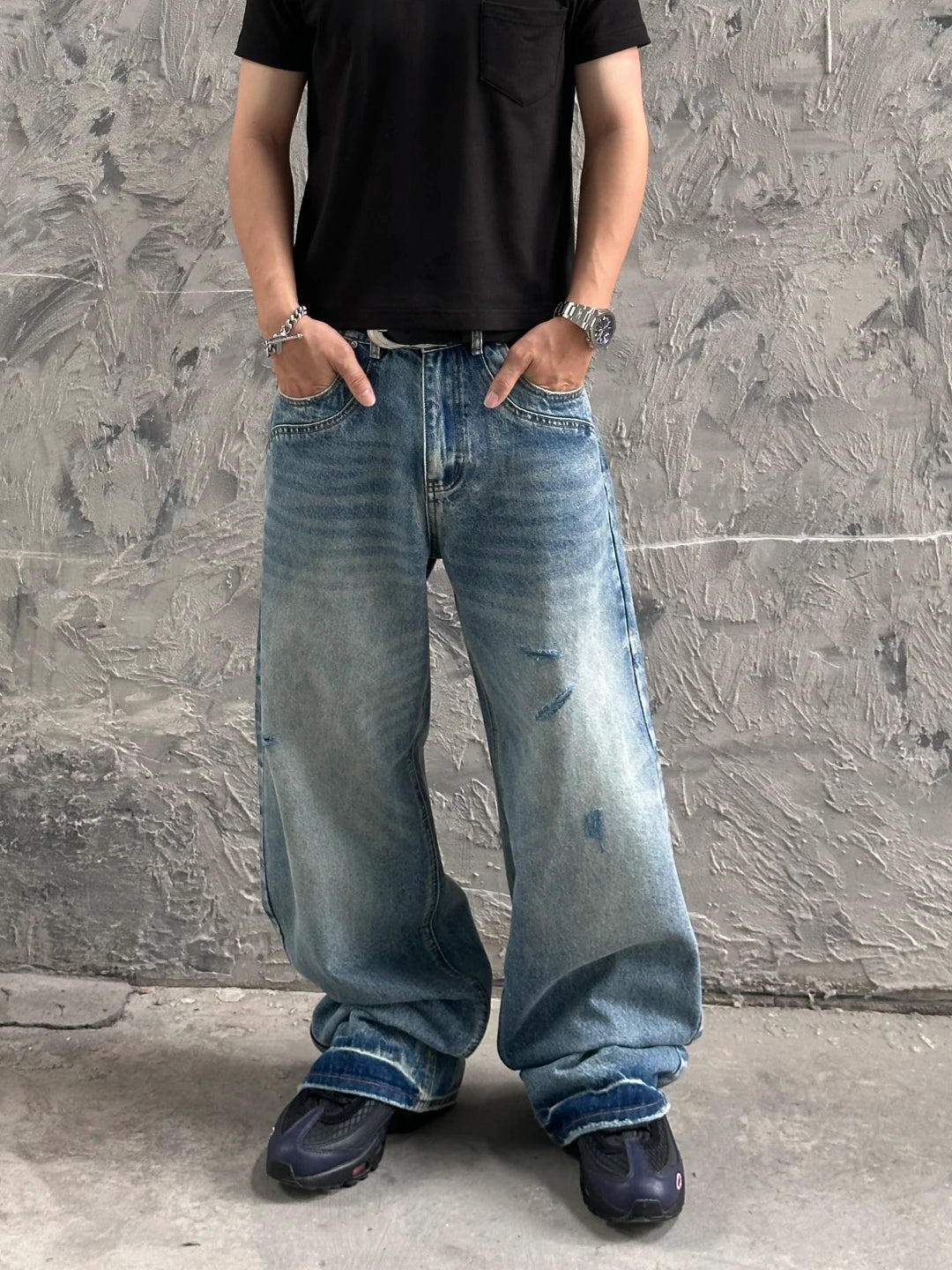 Fyredwrld Rinsed Denim jeans
