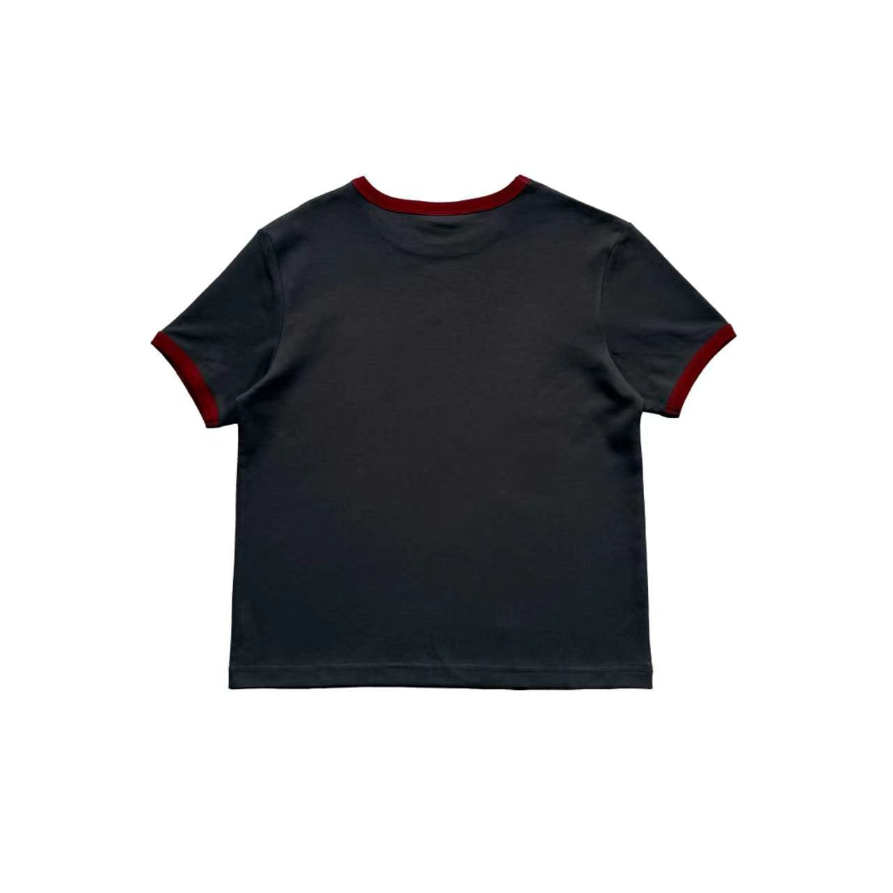 Fyredwrld ringer tees black/red