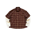Fyredwrld Plaid shirt faux-layered