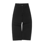 Fyredwrld Jet black selvedge denim jeans