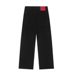 Fyredwrld Jet black selvedge denim jeans