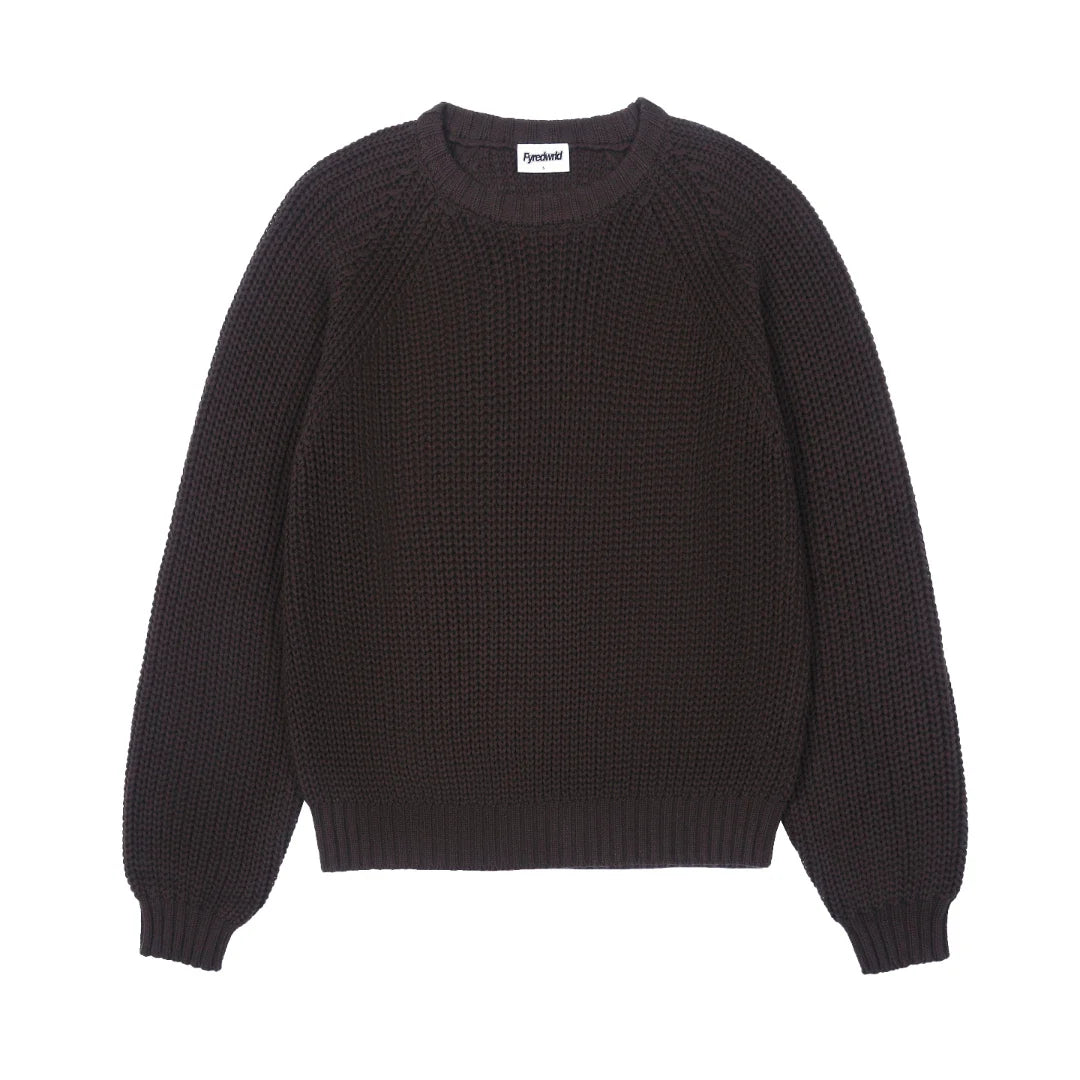 Fyredwrld garments 3 gauge knit brown
